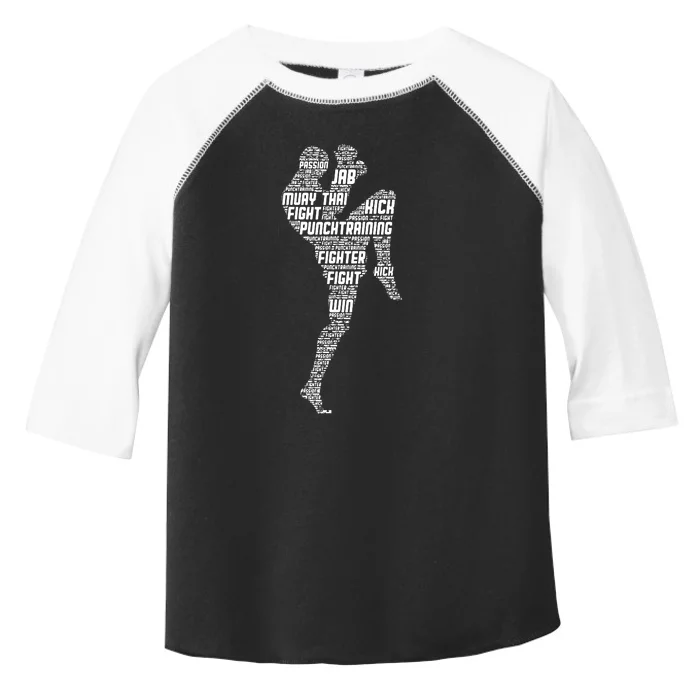 Muay Thai Boxing Toddler Fine Jersey T-Shirt