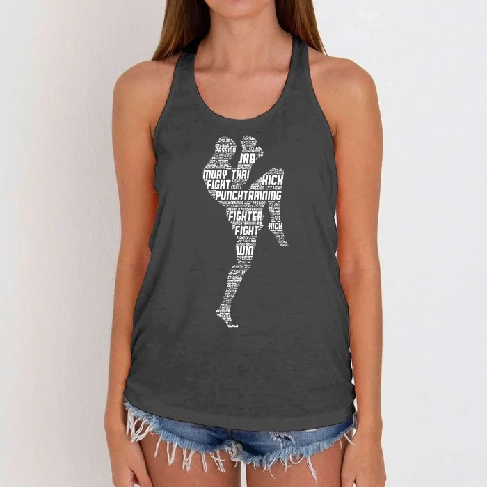 Muay Thai Boxing Women's Knotted Racerback Tank