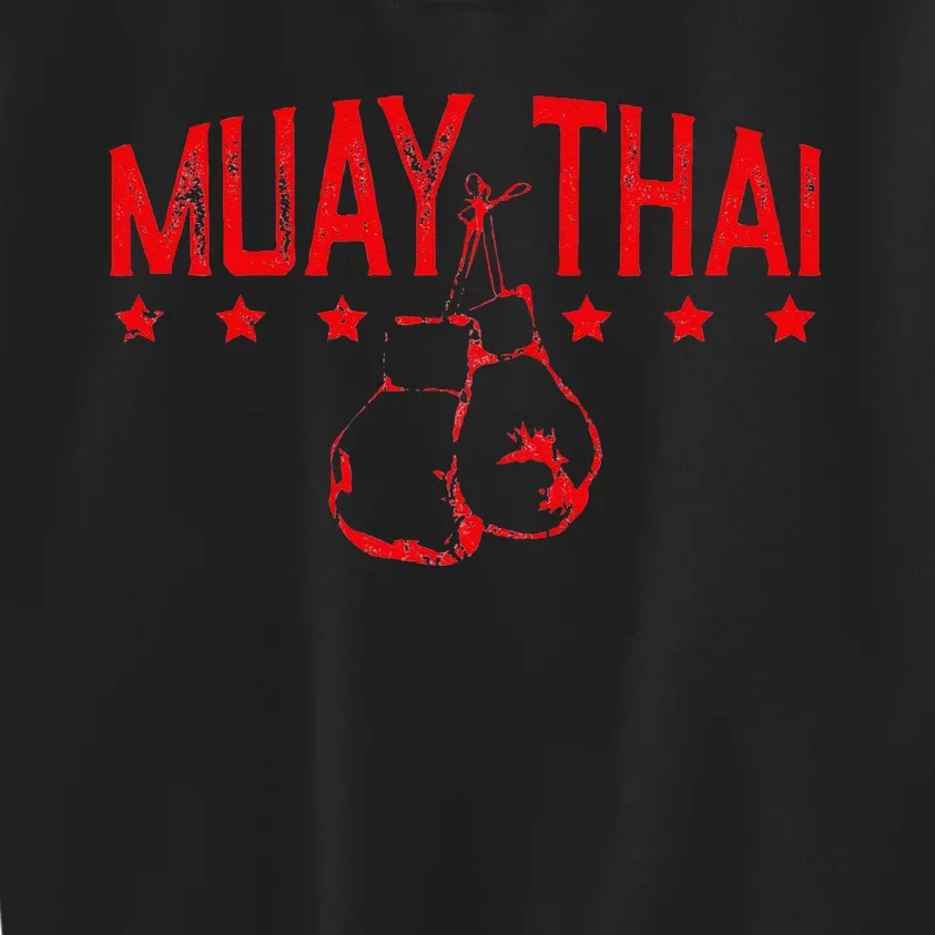 Muay Thai Boxing For Martial Arts Lovers Kids Sweatshirt