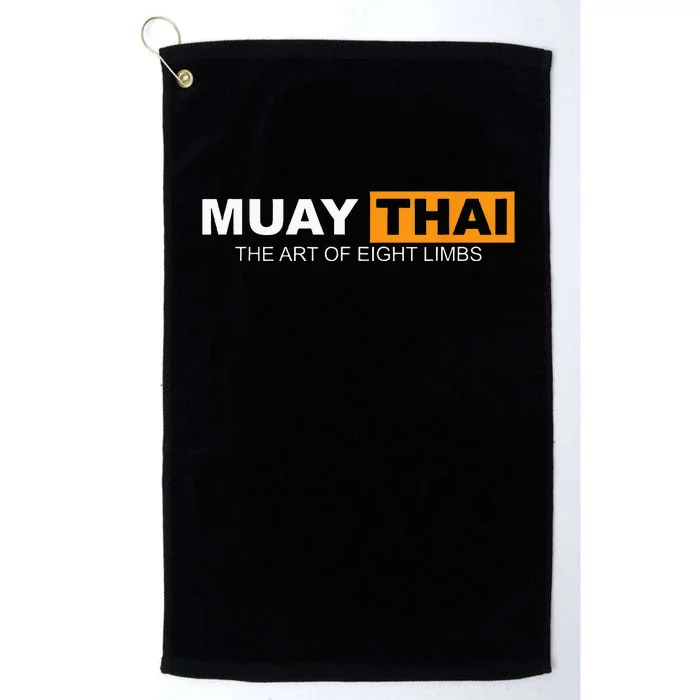 Muay Thai Boxing Kickboxing MMA Platinum Collection Golf Towel