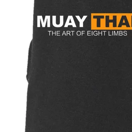 Muay Thai Boxing Kickboxing Mma Doggie 3-End Fleece Hoodie