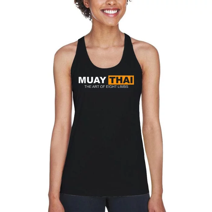 Muay Thai Boxing Kickboxing Mma Women's Racerback Tank