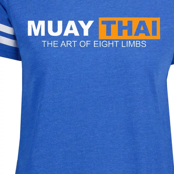 Muay Thai Boxing Kickboxing Mma Enza Ladies Jersey Football T-Shirt