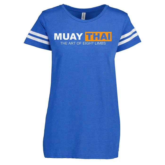 Muay Thai Boxing Kickboxing Mma Enza Ladies Jersey Football T-Shirt