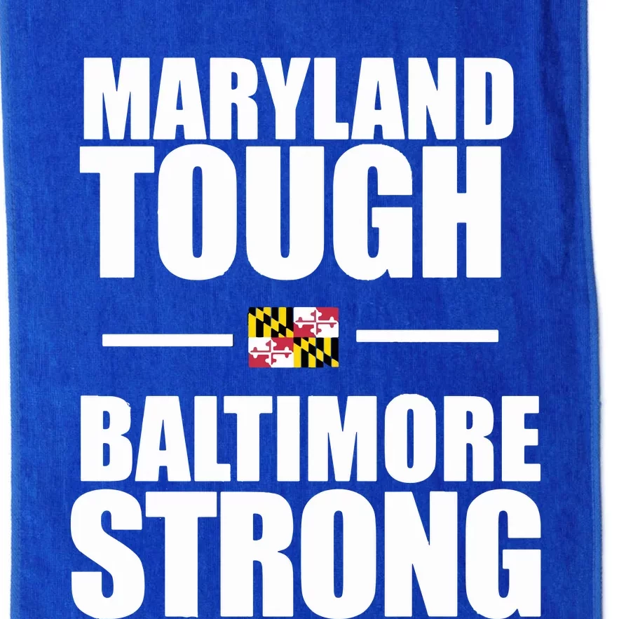 Maryland Tough Baltimore Strong Platinum Collection Golf Towel