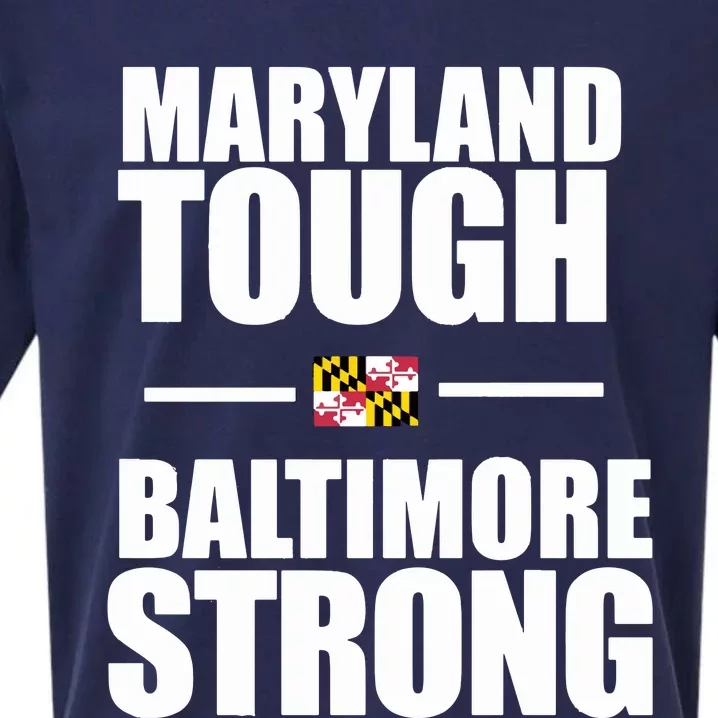 Maryland Tough Baltimore Strong Sueded Cloud Jersey T-Shirt