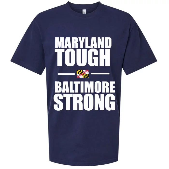 Maryland Tough Baltimore Strong Sueded Cloud Jersey T-Shirt