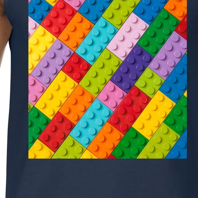 Many Toy Blocks Pattern Comfort Colors® Tank Top