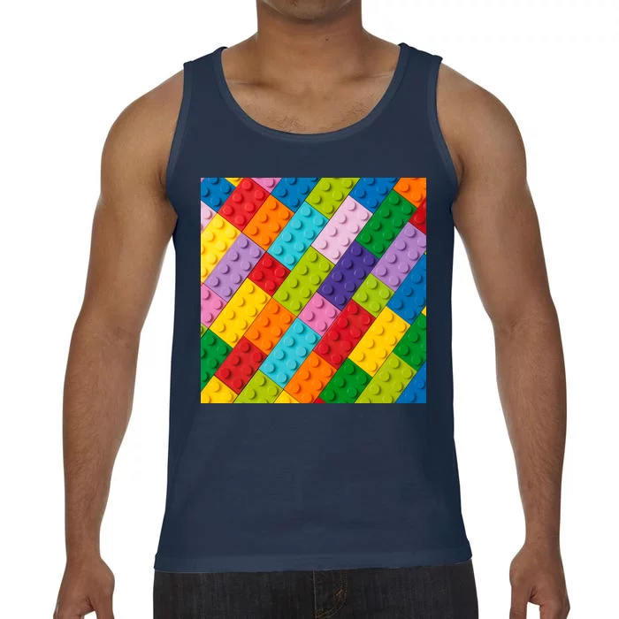 Many Toy Blocks Pattern Comfort Colors® Tank Top