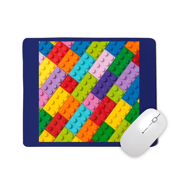 Many Toy Blocks Pattern Mousepad