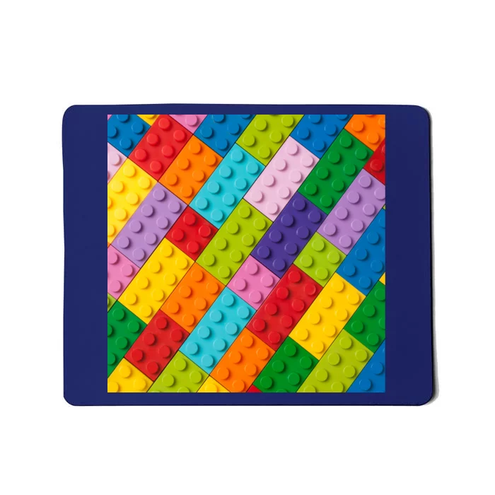 Many Toy Blocks Pattern Mousepad