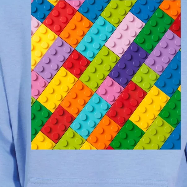 Many Toy Blocks Pattern Unisex Surf Hoodie