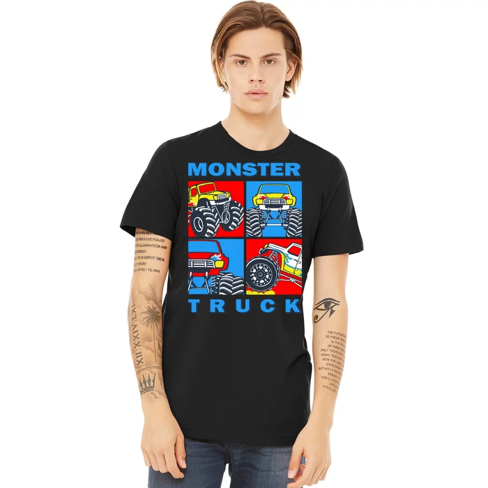 Monster Truck Block Premium T-Shirt