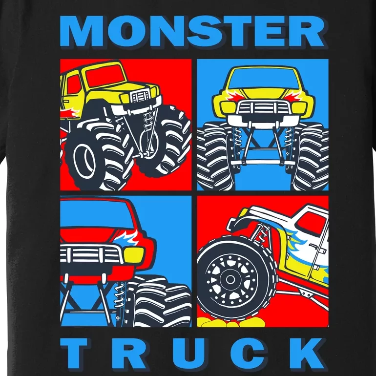 Monster Truck Block Premium T-Shirt