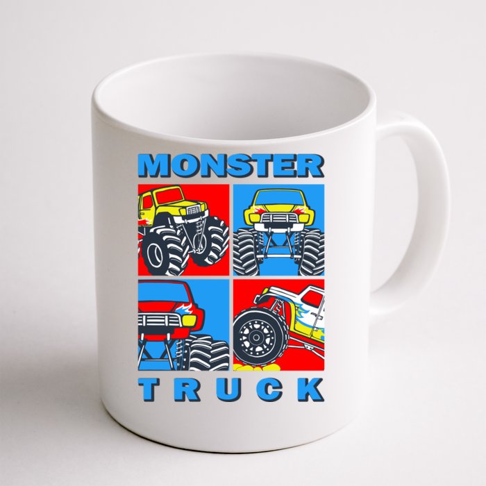 Monster Truck Block Front & Back Coffee Mug