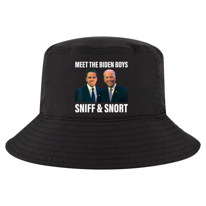 Meet The Biden Sniff And Snort Funny Quote Cool Comfort Performance Bucket Hat