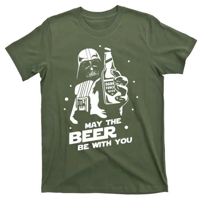 May The Beer Be With You Parody Space Saga T-Shirt