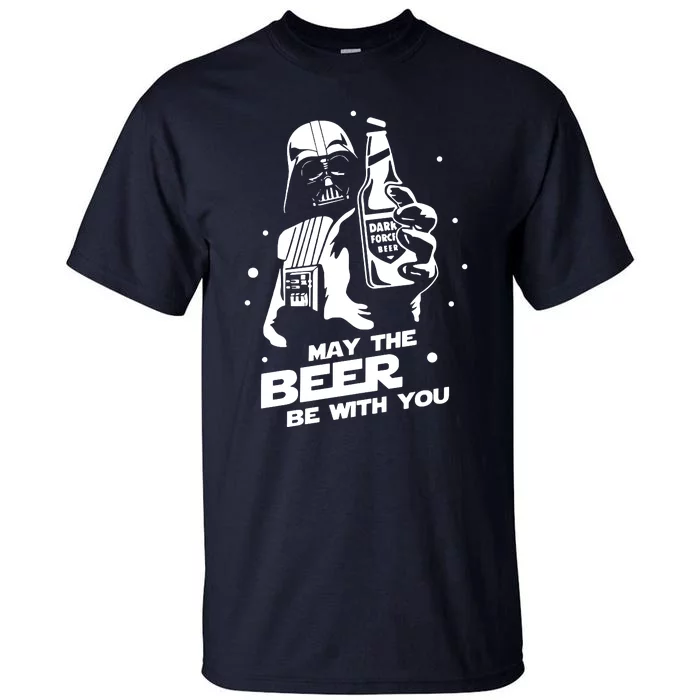 May The Beer Be With You Parody Space Saga Tall T-Shirt