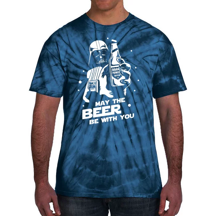 May The Beer Be With You Parody Space Saga Tie-Dye T-Shirt