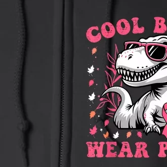 Matching Trex Breast Cancer Awareness Cool Wear Full Zip Hoodie