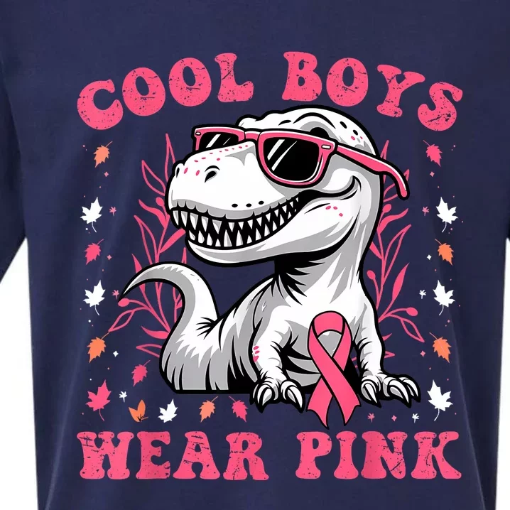 Matching Trex Breast Cancer Awareness Cool Wear Sueded Cloud Jersey T-Shirt