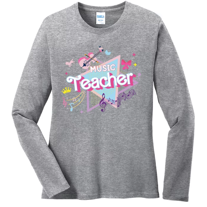 Music Teacher Band Ladies Long Sleeve Shirt