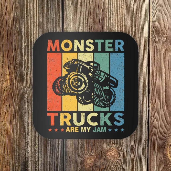 Monster Truck Car For Birthday Coaster