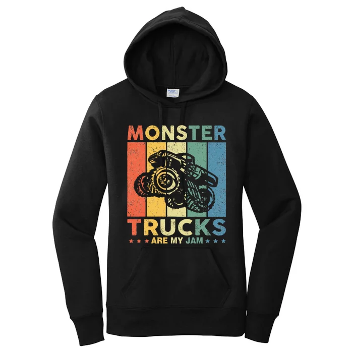 Monster Truck Car For Birthday Women's Pullover Hoodie