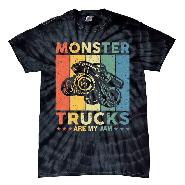 Monster Truck Car For Birthday Tie-Dye T-Shirt