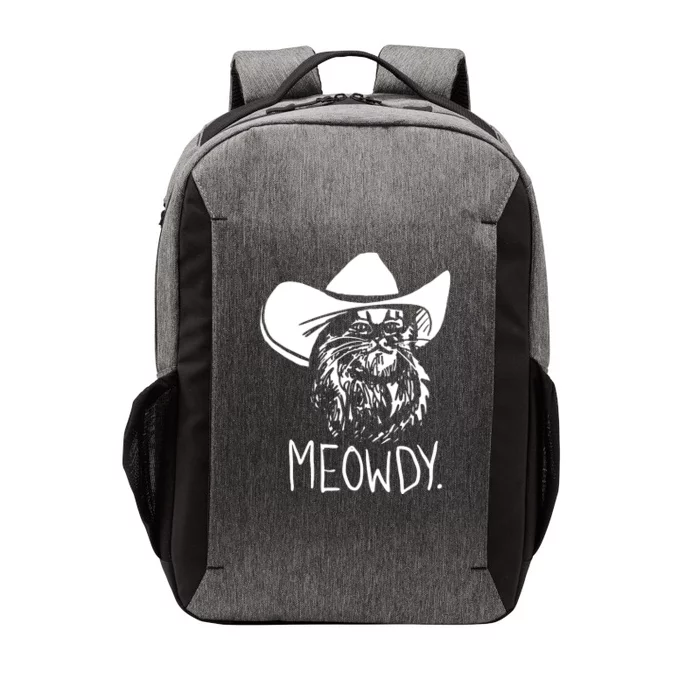 Meowdy Texas Cat Meme Vector Backpack