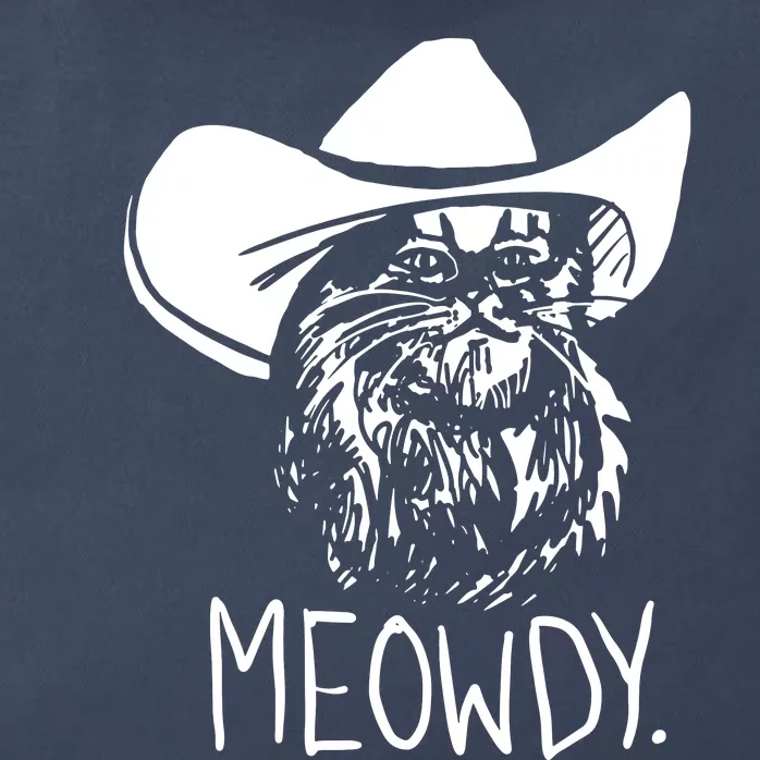 Meowdy Texas Cat Meme Zip Tote Bag