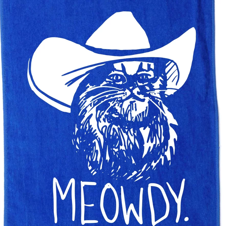 Meowdy Texas Cat Meme Platinum Collection Golf Towel