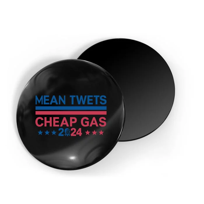 Mean Tweets Cheap Gas Retro Style Graphic Magnet