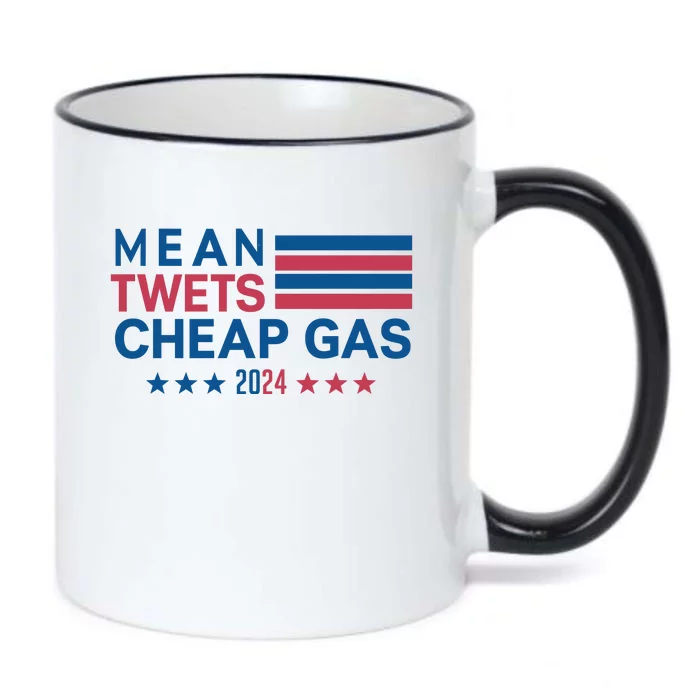 Mean Tweets Cheap Gas 2024 Graphic Black Color Changing Mug