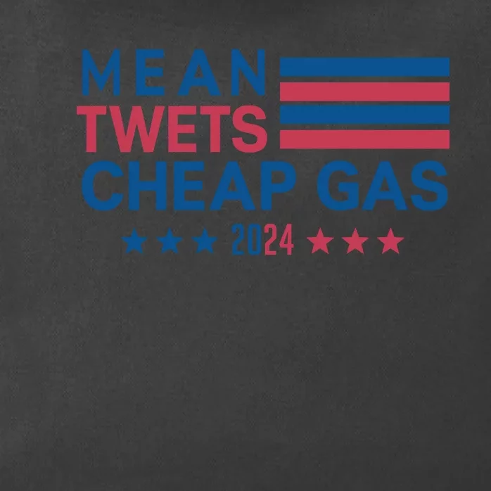 Mean Tweets Cheap Gas 2024 Graphic Zip Tote Bag