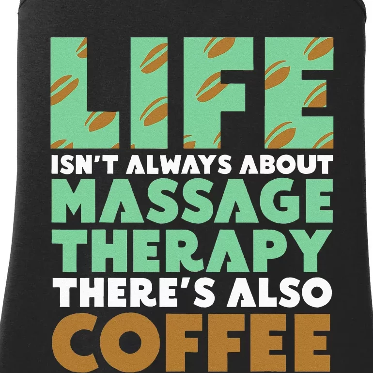 Massage Therapist Coffee & Massage Therapy Ladies Essential Tank