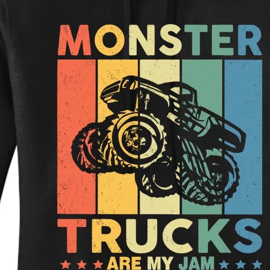 Monster Truck Car For Birthday Boy Women's Pullover Hoodie