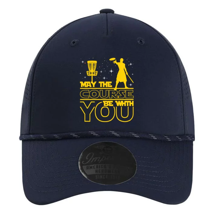 May The Course Be With You Disc Golf Player Disc Golfer Performance The Dyno Cap