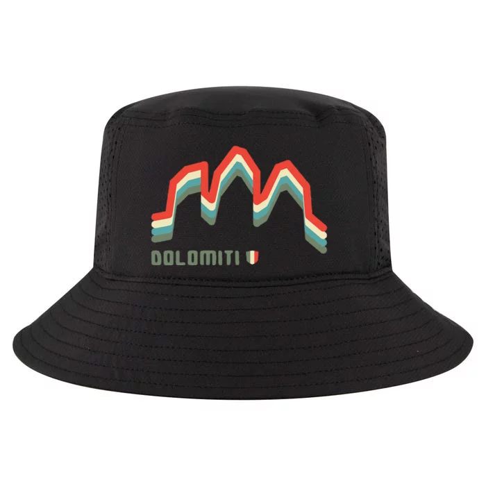 Mount Tre Cime Di Lavaredo Dolomites Hike Climb Hiking Gifts Cool Comfort Performance Bucket Hat