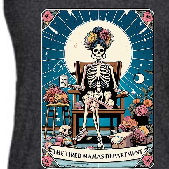 Mom Tarot Card Mothers Day The Tired Mamas Ladies Essential Flowy Tank