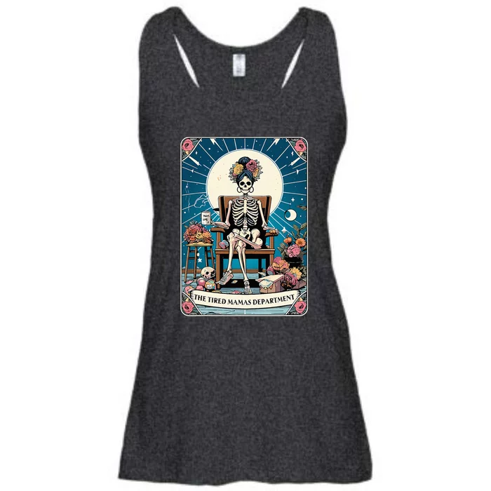 Mom Tarot Card Mothers Day The Tired Mamas Ladies Essential Flowy Tank