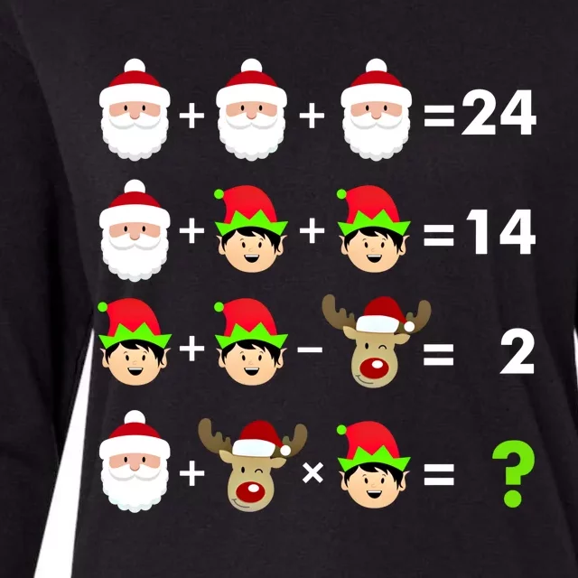 Math Teacher Christmas Gift Order Of Operations Quiz Funny Gift Womens Cotton Relaxed Long Sleeve T-Shirt