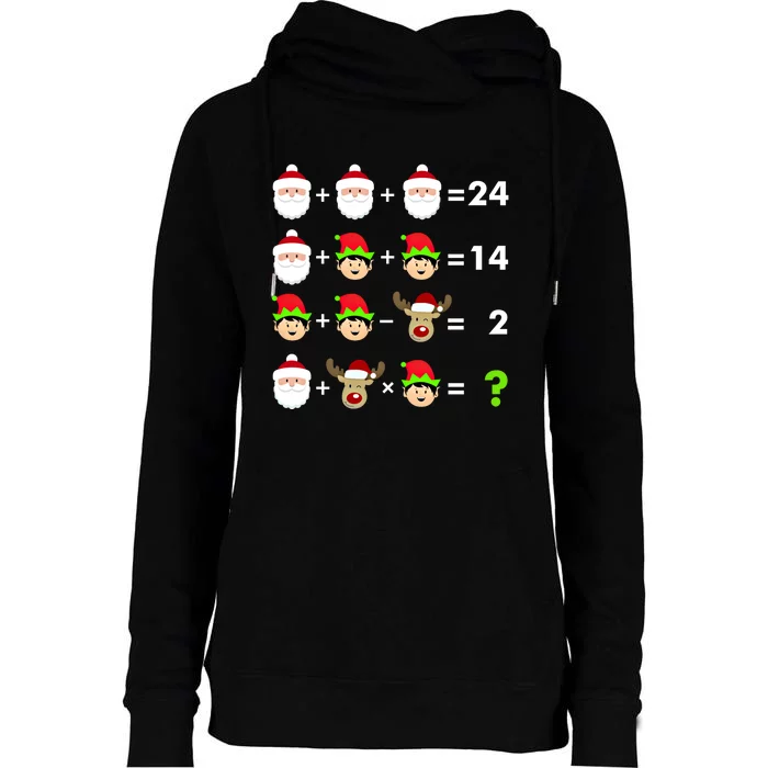 Math Teacher Christmas Gift Order Of Operations Quiz Funny Gift Womens Funnel Neck Pullover Hood