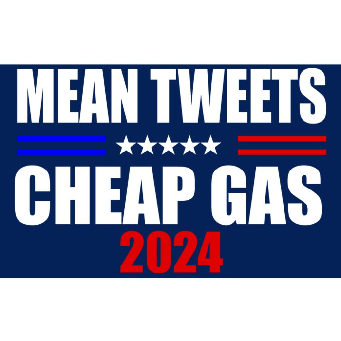 Mean Tweets Cheap Gas 2024 Election Bumper Sticker