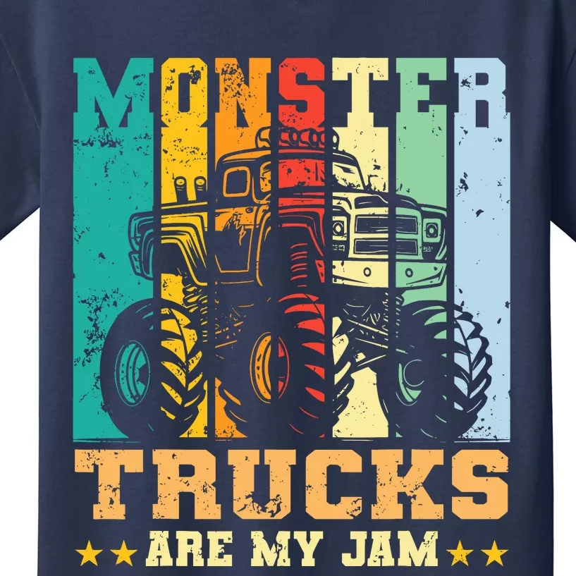 Monster Truck Car For Birthday Boy Kids T-Shirt