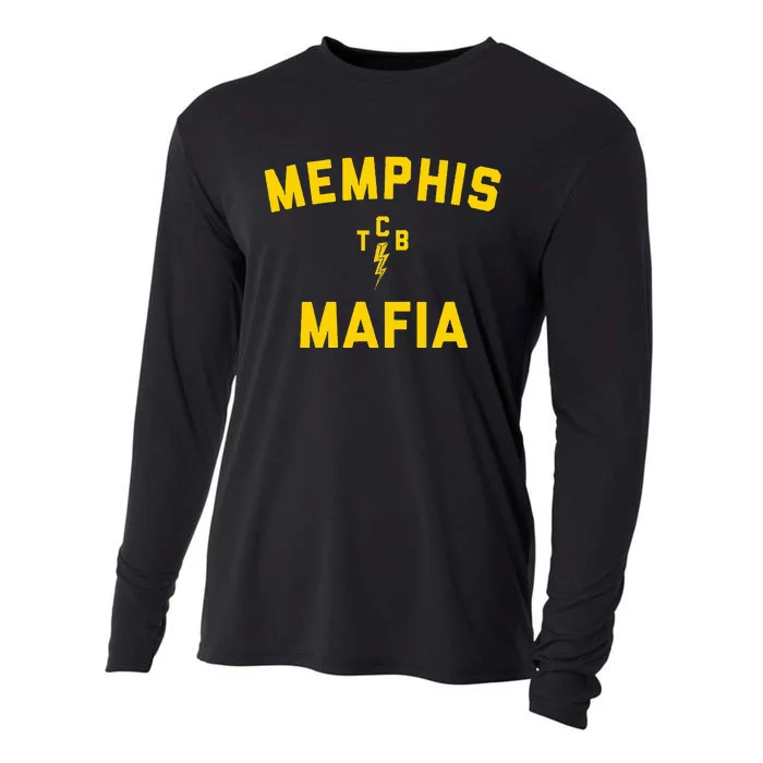 Memphis Tennessee Classic Rock Music The 70s Retro Cooling Performance Long Sleeve Crew