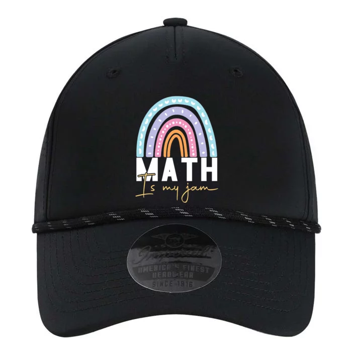 Math Teacher Cute Gift Math Is My Jam Cute Gift Performance The Dyno Cap