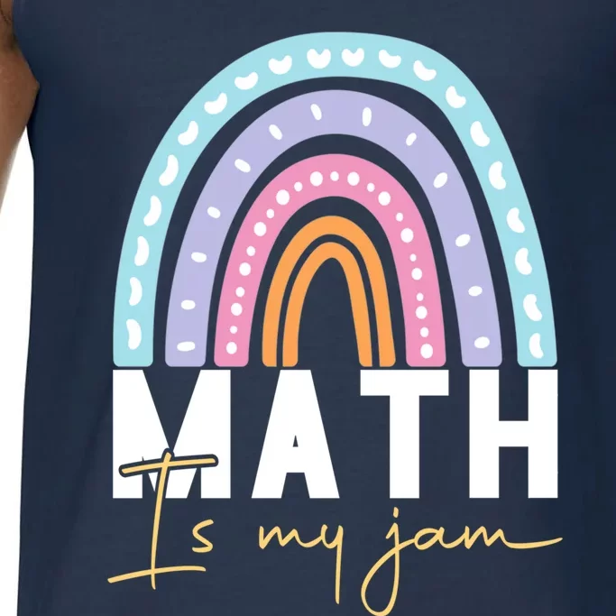 Math Teacher Cute Gift Math Is My Jam Cute Gift Comfort Colors® Tank Top