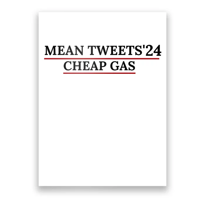 Mean Tweets Cheap Gas 2024 Poster