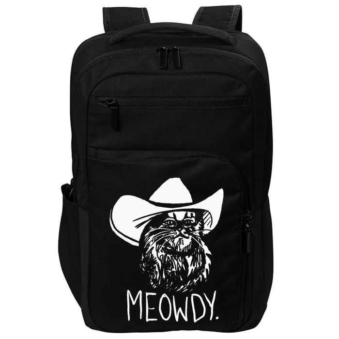 Meowdy Texas Cat Meme Impact Tech Backpack